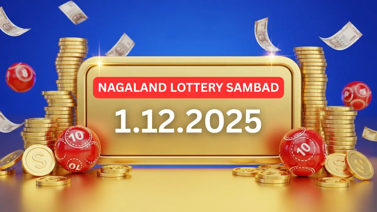 Lottery Sambad Result 1.12.2025 - Nagaland State Lottery Dear Morning 1 PM, Day 6 PM, and Night 8 PM Winners List