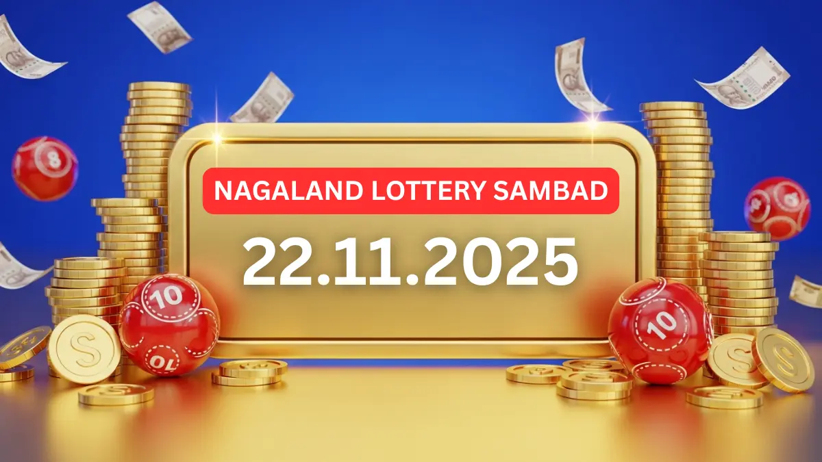 Lottery Sambad Result 22.11.2025 - Nagaland State Lottery Dear Morning 1 PM, Day 6 PM, and Night 8 PM Winners List