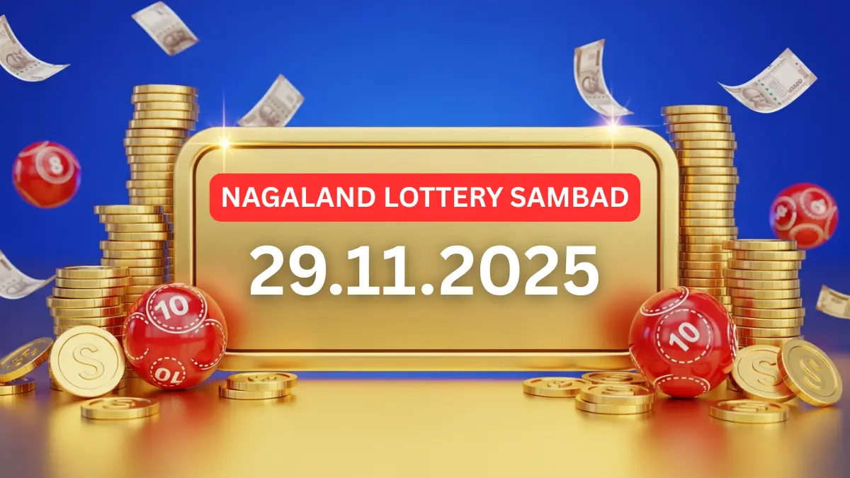 Lottery Sambad Result 29.11.2025 - Nagaland State Lottery Dear Morning 1 PM, Day 6 PM, and Night 8 PM Winners List