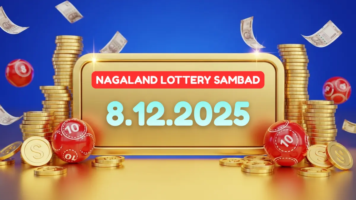 Lottery Sambad Result 8.12.2025 - Nagaland State Lottery Dear Morning 1 PM, Day 6 PM, and Night 8 PM Winners List